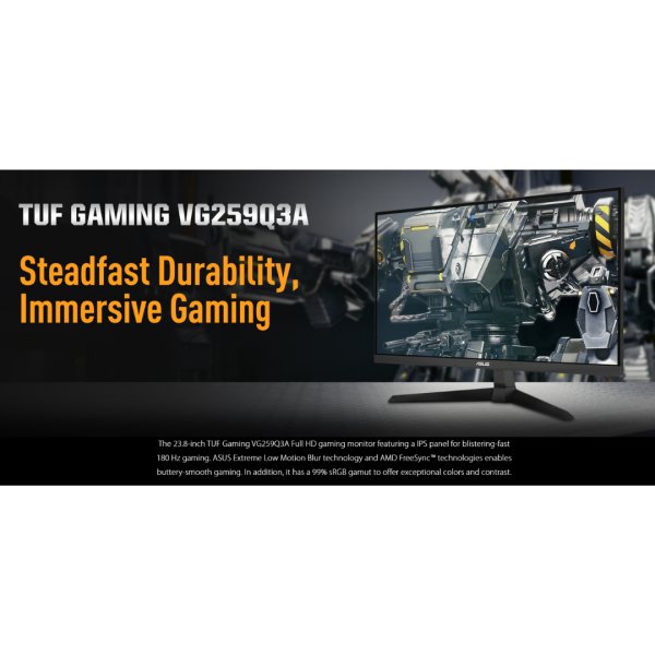 ASUS TUF Gaming VG259Q3A 24.5  IPS 180Hz 1920x1080 1ms FreeSync Monitor Supply