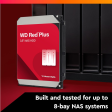 Western Digital WD Red Plus 8TB WD80EFPX NAS Hard Drive 3.5  Discount