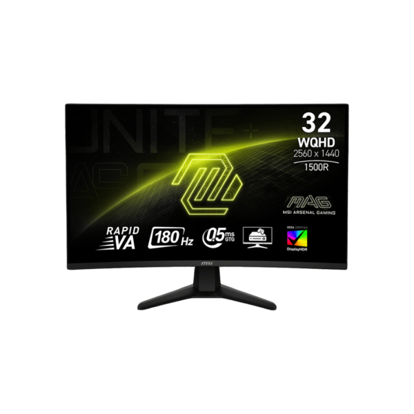 MSI MAG 32CQ6F 31.5  CURVED VA 180Hz WQHD 2560X1440 0.5ms Gaming Monitor For Discount