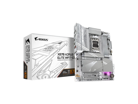 Gigabyte X870 Aorus Elite ICE WiFi7 4*DDR5 (AM5) Motherboard Sale