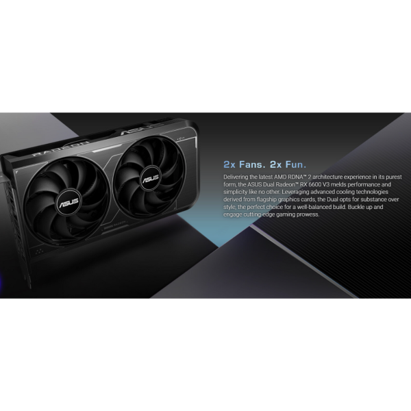 Asus RX 6600 Dual 8GB DUAL-RX6600-8G-V3 Graphics Card Sale