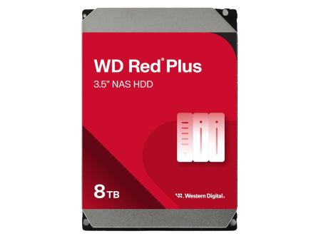 Western Digital WD Red Plus 8TB WD80EFPX NAS Hard Drive 3.5  Discount