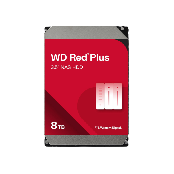 Western Digital WD Red Plus 8TB WD80EFPX NAS Hard Drive 3.5  Discount