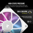 Corsair iCue Link RX120 RGB 120mm White PWM Single Fan Expansion CO-9051021-WW For Discount