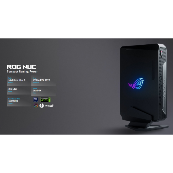 Asus ROG NUC Core Ultra 7 155H | 16GB DDR5 | 512GB NVMe | RTX 4060 | Windows 11 Home | Gaming Desktop Computer RNUC14SRKU7168A1I For Discount