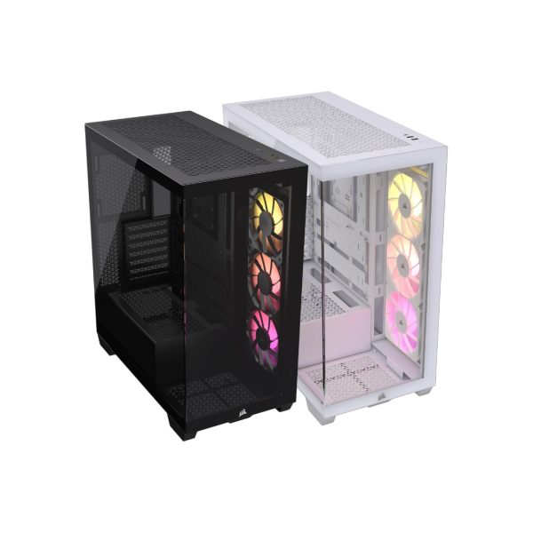 Corsair 3500X ARGB TG Mid-Tower PC Case ( Black CC-9011278-WW | White CC-9011279-WW ) Supply