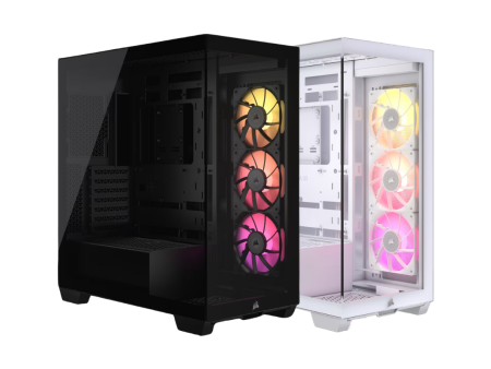 Corsair iCue Link 3500X RGB TG Mid-Tower PC Case ( Black CC-9011280-WW | White CC-9011281-WW ) Fashion