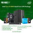 Intel Core i3-12100 Quad Core | H610M | 8GB DDR4 RAM | 512GB NVMe SSD | Keyboard | Mouse | Speaker CPU Package Fashion