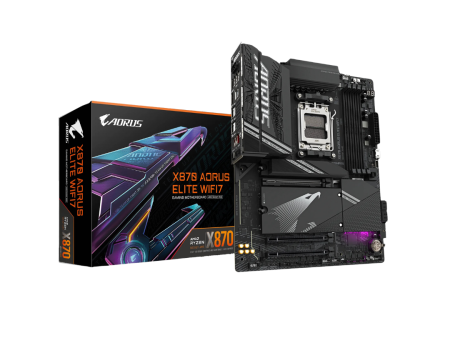 Gigabyte X870 Aorus Elite WiFi7 4*DDR5 (AM5) Motherboard Fashion