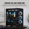 Corsair iCue Link 3500X RGB TG Mid-Tower PC Case ( Black CC-9011280-WW | White CC-9011281-WW ) Fashion