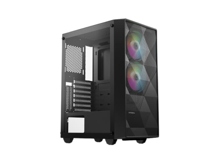 Antec NX270 Elite TG ATX Black Case w  3x120mm Rainbow Fan For Cheap