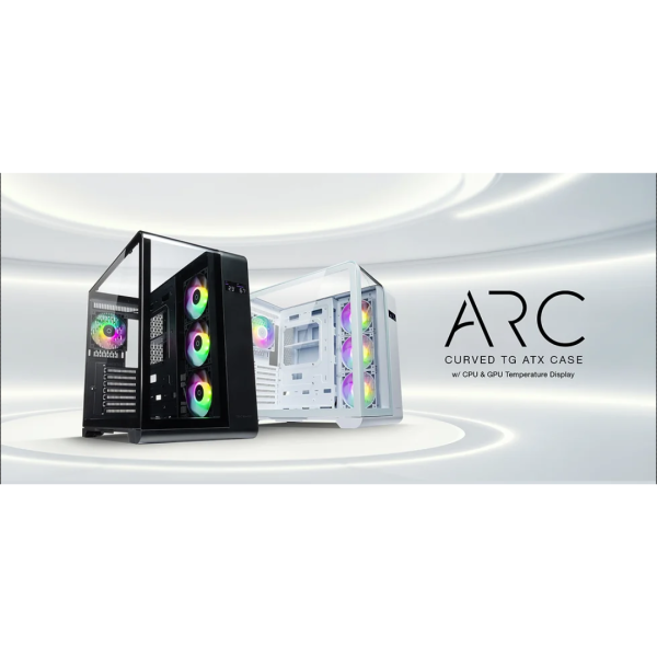 Tecware ARC ATX TG Case w  4X120 Omni ARGB Fans Cheap