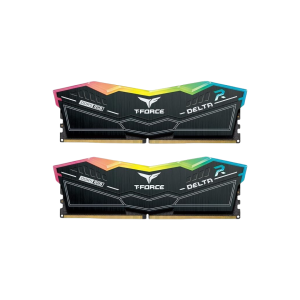 T-Force Delta RGB 16GB DUAL Black DDR5 5200MT s FF3D516G5200HC40CDC01 Desktop Memory Supply