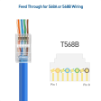 RJ45 CAT6e Pass Through ( 100pcs | 50pcs ) Online