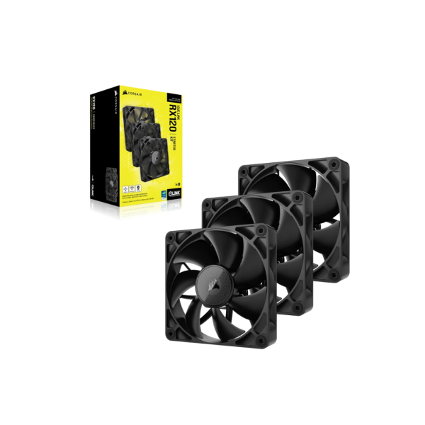 Corsair ICUE Link RX120 3in1 Starter Kit Black Case Fan CO-9051010-WW Online Hot Sale