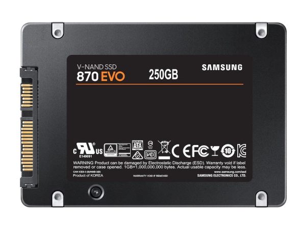 Samsung 870 Evo SSD 250GB SATA MZ-77E250BW Hot on Sale