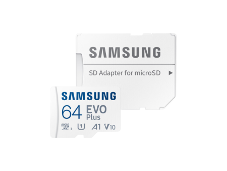 Samsung EVO Plus microSDXC w  SD Adapter ( 64GB   128GB   256GB   512GB ) Online now