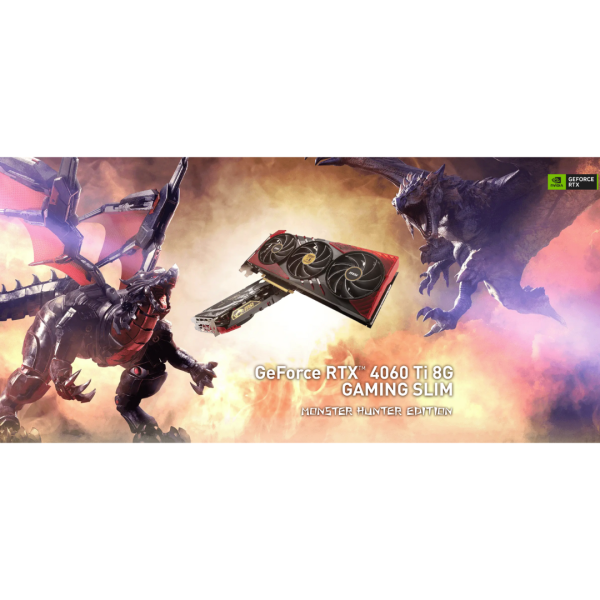 MSI RTX 4060 TI 8GB Slim x GC30 Monster Hunter Edition Graphics Card For Cheap