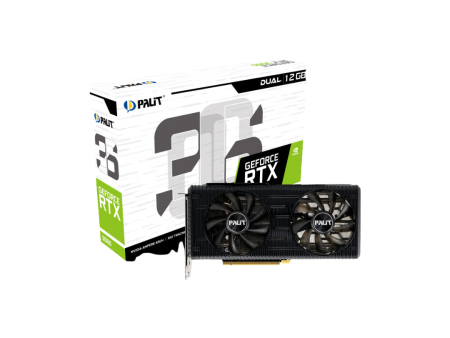 Palit RTX 3060 Dual 12GB 192Bit LHR Graphics Card NE63060019K9-190AD Cheap