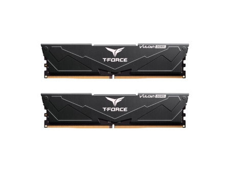 T-Force Vulcan 16GB 2x8G Black DDR5 5200MT s Desktop Memory FLBD516G5200HC40CDC01 Sale