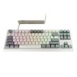 Tecware Phantom+ Elite White RGB TKL 87 keys Wraith Mechanical Keyboard (BROWN Tactile Switch, PINK Linear Switch, RED Linear Switch, ORANGE Tactile Switch) Fashion