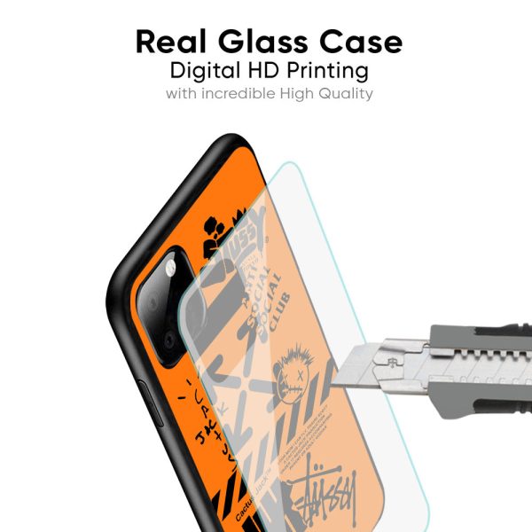 Anti Social Club Glass Case for Redmi 9 prime Online