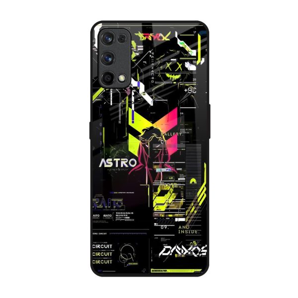 Astro Glitch Glass Case for Realme 7 Pro Supply