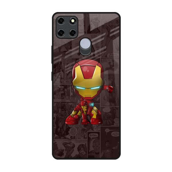 Angry Baby Super Hero Glass Case for Realme C12 Hot on Sale