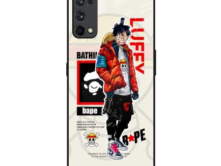 Bape Luffy Glass Case for Realme 7 Pro Online Sale