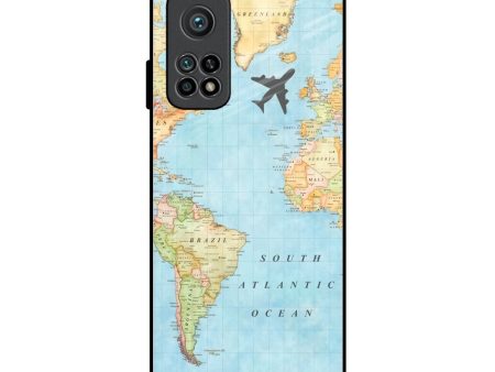 Travel Map Glass Case for Xiaomi Mi 10T Online now