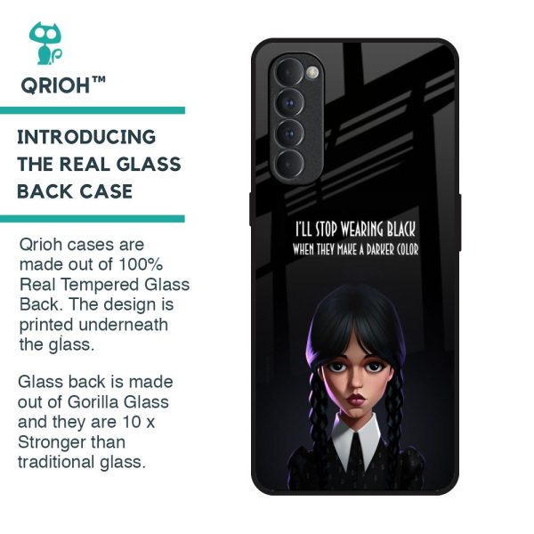 Aesthetic Digital Art Glass Case for Oppo Reno4 Pro Fashion