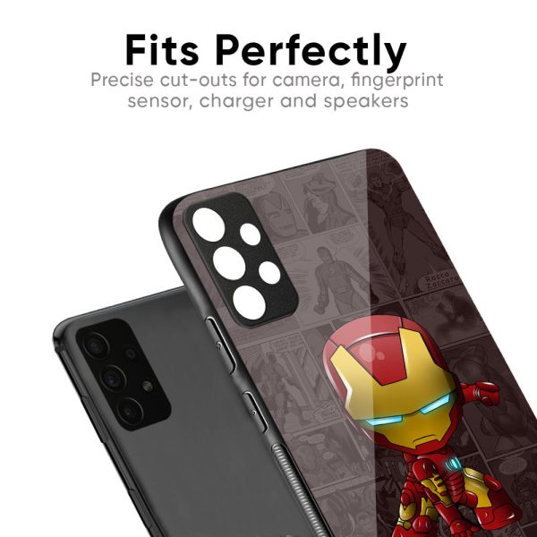 Angry Baby Super Hero Glass Case for Redmi Note 9 Cheap