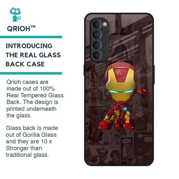 Angry Baby Super Hero Glass Case for Oppo Reno4 Pro Online