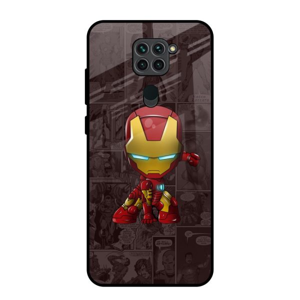 Angry Baby Super Hero Glass Case for Redmi Note 9 Cheap