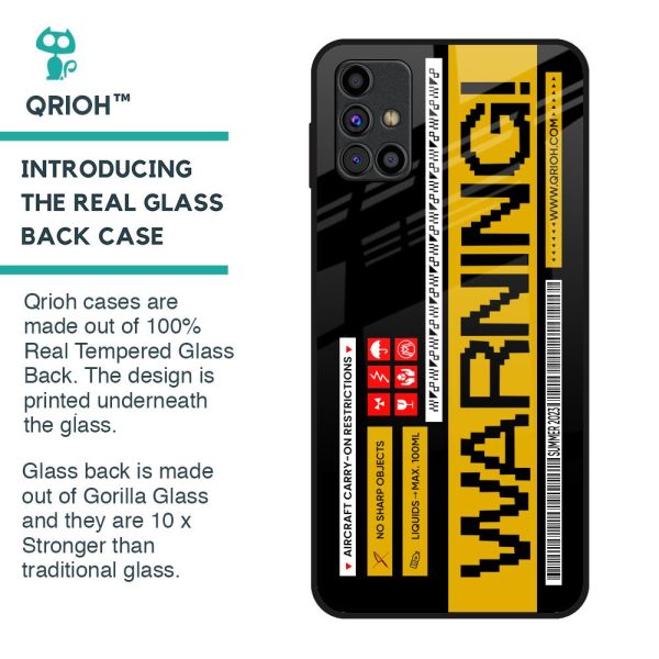 Aircraft Warning Glass Case for Samsung Galaxy M31s For Cheap