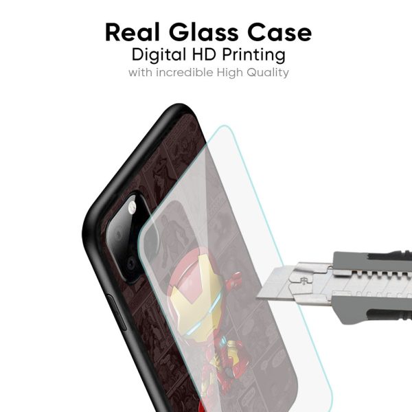 Angry Baby Super Hero Glass Case for Oppo Reno 3 For Discount