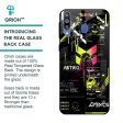 Astro Glitch Glass Case for Samsung Galaxy M40 Discount