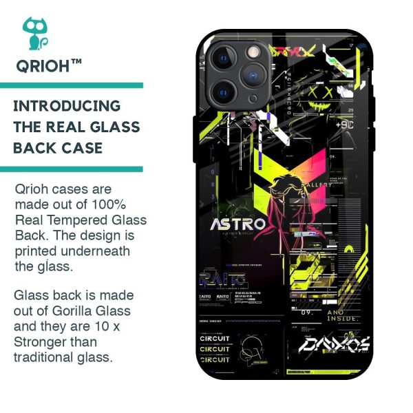 Astro Glitch Glass Case for iPhone 11 Pro Max Online now