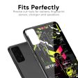 Astro Glitch Glass Case for Samsung Galaxy A30s Online Hot Sale