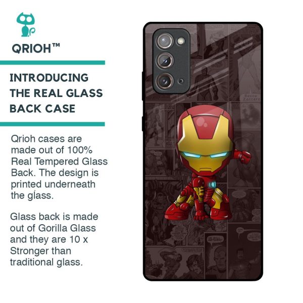 Angry Baby Super Hero Glass Case for Samsung Galaxy Note 20 Supply