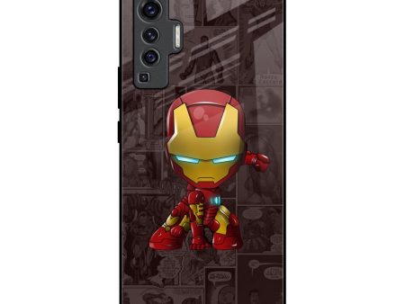 Angry Baby Super Hero Glass Case for Vivo X50 Cheap