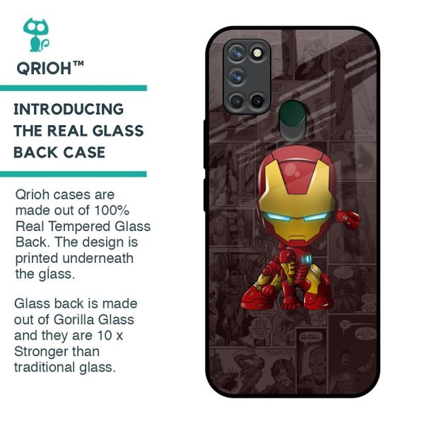 Angry Baby Super Hero Glass Case for Realme 7i Online