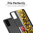 Aircraft Warning Glass Case for OnePlus 7T Pro Fashion