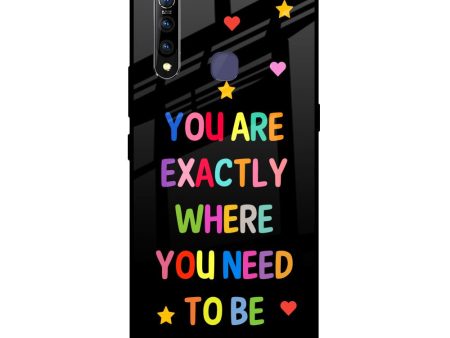 Magical Words Glass Case for Vivo Z1 Pro Online Hot Sale