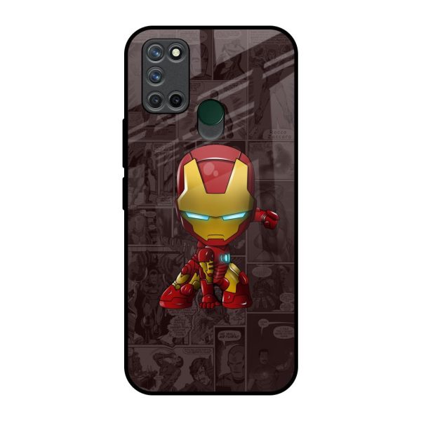 Angry Baby Super Hero Glass Case for Realme 7i Online