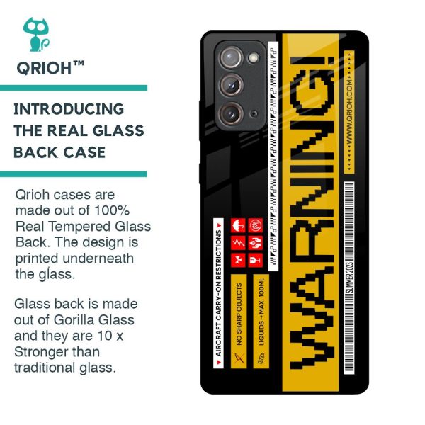 Aircraft Warning Glass Case for Samsung Galaxy Note 20 Online now