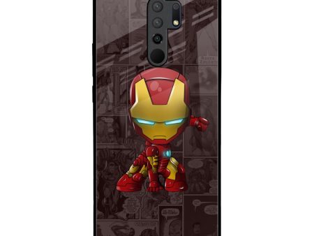 Angry Baby Super Hero Glass Case for Redmi 9 prime Fashion