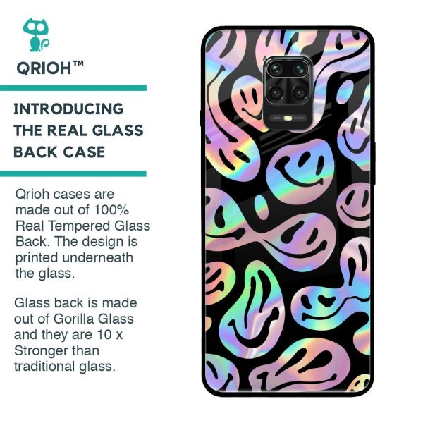 Acid Smile Glass Case for Xiaomi Redmi Note 9 Pro Discount