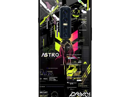 Astro Glitch Glass Case for Vivo V17 Pro Hot on Sale