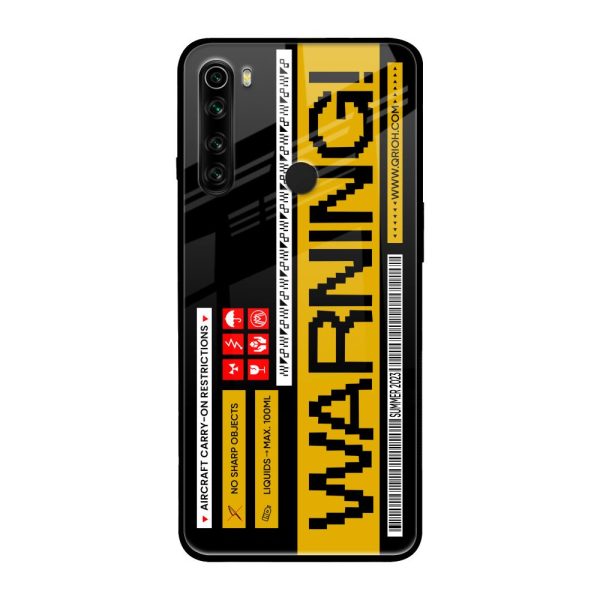 Aircraft Warning Glass Case for Xiaomi Redmi Note 8 For Cheap